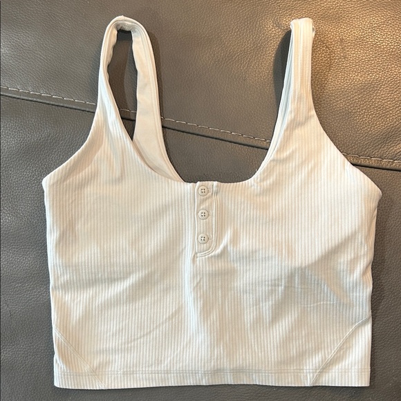 lululemon Align Ribbed Henley Tank Top. Size S - Picture 3 of 6